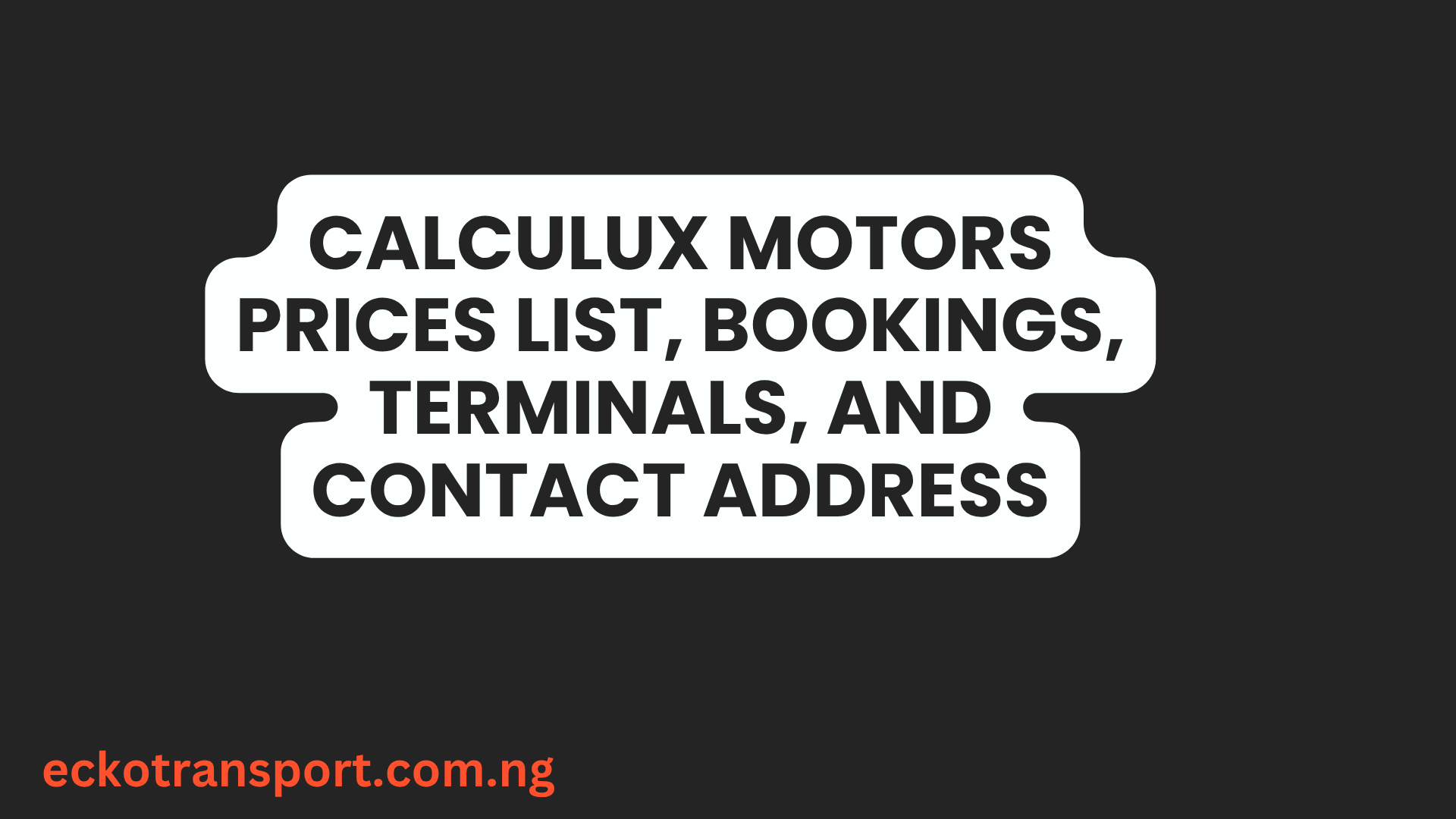 Calculux Motors